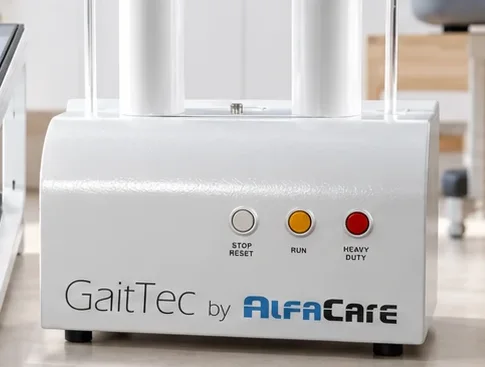 GaitTec-varmeenhet fra AlfaCare som brukes til varmeforming av innleggssåler